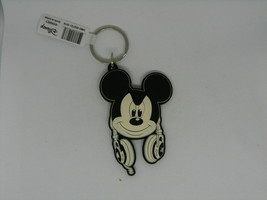 Classic Disney Mickey Mouse Mad Grumpy Face Headphones Keychain Keyring Souvenir - £13.12 GBP
