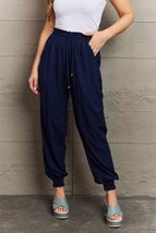 Tied Long Joggers with Pockets - £22.81 GBP