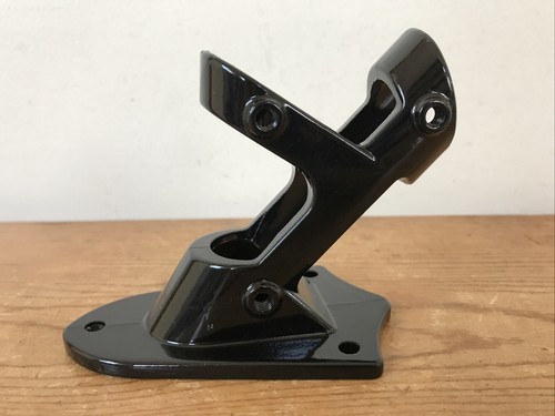 New Sandegoo Solid Cast Aluminum Metal Flag Pole Mount Black Enamel Shiny - $19.79