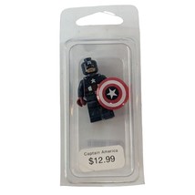 Lego Marvel Super Hero sh014 Captain America with Shield Minifigure - $6.92