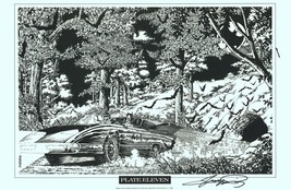 Batman 1989 SIGNED George Perez DC Comics Art Portfolio Print ~ Batmobile - $69.29