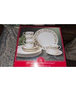 Christmas Royal China,  Christmas Holly Design  12 PC  New In Box - £101.26 GBP