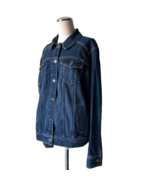 Eddie Bauer Jean Jacket Blue Denim Collared Front Pockets Trucker - Wome... - £28.38 GBP