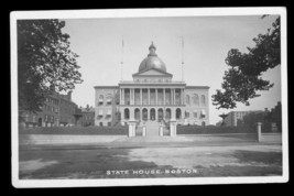 Vintage Bamforth Postcard RPPC Real Photo State House Boston Massachusetts - £11.76 GBP