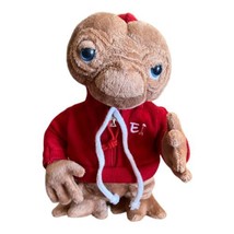 E. T. Extra Terrestrial Plush Stuffed Toy Red Swearshirt Universal Studios 9” - £10.34 GBP