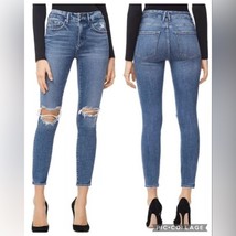 NEW WITHOUT TAGS Good American Manufacturer Destroyed Jeans Size 31 or S... - £66.10 GBP