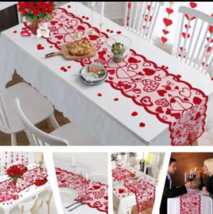 Valentines Day table Runner Cupid&#39;s Arrow Tablecloth - £19.42 GBP