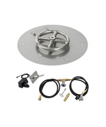 American Fireglass 12 in. Round Stainless Steel Flat Pan with Spark Igni... - $778.38 CAD