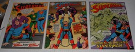 Superman # 200, 206, 214...close FINE grade--D....1967-1969 comic books - £28.60 GBP