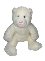 Vintage White Build A Bear 12” Plush Pink Nose Lovey - £7.13 GBP