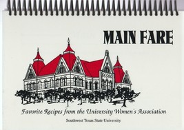 Main Fare Fav Recipes from the UWA, SW Texas St Univ, 1st 1995, Vinyl an... - £14.76 GBP