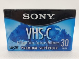 NEW SEALED Sony Camcorder Videocassette TC-30VHGL VHS-C Premium Brillian... - $5.94
