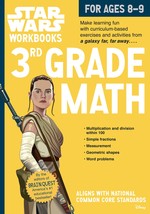 Star Wars Workbook: 3rd Grade Math (Star Wars Workbooks) Paperback - £7.02 GBP