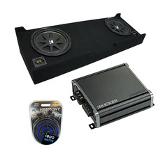 07-13 Chevy Silverado Crew Cab Truck Kicker Comp C12 Dual 12 Sub Box Cxa8001 Amp - £573.52 GBP