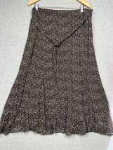 VTG JM Collection Chiffon Maxi Long A Line Skirt Petites Size 14P Spring Hobo - £17.49 GBP