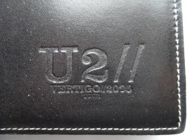 U2 Vertigo World Tour 2005 Official Crew Leather Notebook Roots Mint Con... - $29.50