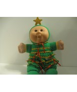 CPK Cabbage Patch Kids Christmas Tree Doll Cuddly Soft 2007 Baby&#39;s First... - £8.85 GBP