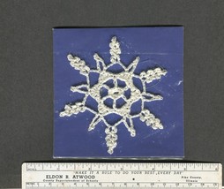 Vintage Unopened Sterling Crochet Six Point Starburst Christmas Tree Ornament - £2.35 GBP