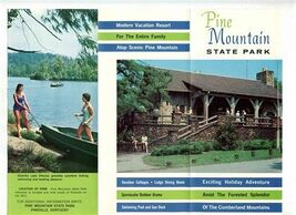 Pine Mountain State Resort Park Kentucky Brochure 1970's - $11.88