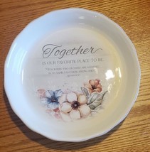 NEW Pie Plate 11&quot; Abbey &amp; CA X-Large Gift Box Together is Favorite Matthew 18:20 - £27.47 GBP