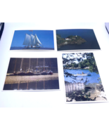 Maine Postcard Lot 4 Coastal Ocean Sailboat Nautical Lobster Fishing Ege... - $11.45