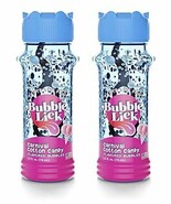 2 - Bubblelick Cotton Candy Bubbles Lickable Edible Natural Flavored Kid... - $29.83 CAD