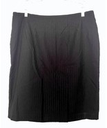 Womans Black/White Pinstripe Stretchy, Pencil Straight Shirt, Venezia, S... - $24.35