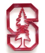6x Stanford S with Tree Fondant Cutter Cupcake Topper 1.75 IN USA FD4363 - $11.20 CAD