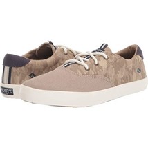 Sperry Spinnaker Boys Girls Washable Sneaker STK265753 Brown Camo Size 5 - £47.95 GBP