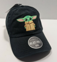 NEW Baby Yoda Hat Adjustable Cap Black, Star Wars, Bioworld The Child New Disney - £8.47 GBP