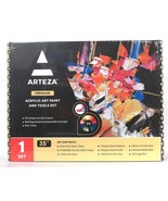 Arteza Premium 35 Pc Acrylic Art Paint &amp; Tool Set 24 Colors Tools &amp; Acce... - £63.86 GBP