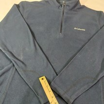 Columbia AM6558 Mens Blue Klamath Range II Half Zip Fleece Pullover Sweatshirt L image 3