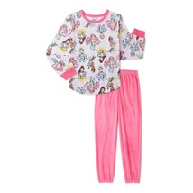 Disney Princess Girls Pajama Set, Size L (10-12) Color Pink - $21.76