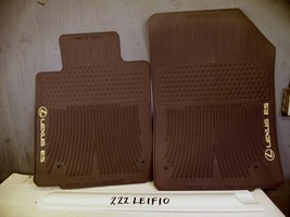 New OEM All Weather Floor Mats Pair Lexus ES350 2007-2012 Brown front pair only - £34.79 GBP