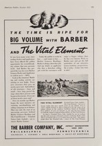 1937 Print Ad Barber Co Trinidad Native Lake Asphalt Railroad Philadelphia,PA - £16.53 GBP