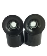 70mm x 50mm LONGBOARD CRUISER WHEELS 78A Smoke Black Clear - Made in USA - $17.99
