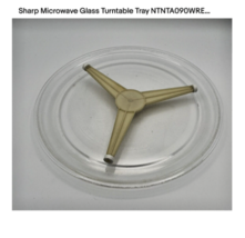 13&quot; Sharp Microwave Tray Turntable Carousel NTNT-A090WRE0 With 9 3/4 Rol... - $48.99