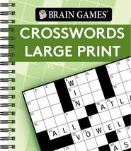Brain Games - Crosswords Large Print (Green) [Spiral-bound] Publications Interna - £7.98 GBP
