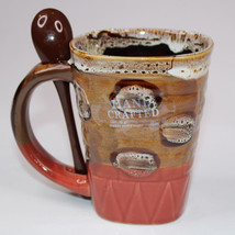 Panama City Beach Hand Crafted Coffee Mug 14 Fl oz With Spoon Holder Tea... - $10.70