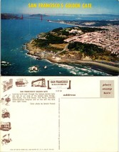 California San Francisco Golden Gate Bridge Cliff House Seal Rocks VTG Postcard - £7.51 GBP