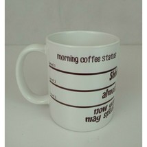 Coffee Mug Morning Coffee Status Mug Cup - £7.61 GBP