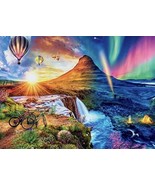 Buffalo Games Night &amp; Day Collection “Icelandic Mountain” 1000 Pc Jigsaw... - £11.60 GBP