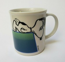 Happiness is a Snoopy Mug Coffee Tea &quot;I Think I&#39;m Allergic to Morning&quot; Japan - £19.43 GBP