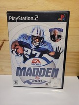 Madden NFL 2001 (Sony Playstation 2) PS2 CIB Tested Works Great  - £10.47 GBP