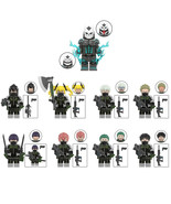 Kaiju No.8 Hibino Kafka Mina Ashiro Leno Ichikawa 9Pcs Minifigures Building Toy - $21.49
