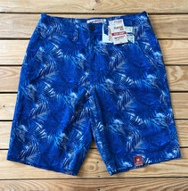 Arizona NWT $34 Men’s Classic Fit Flex Shorts Size 30 In Blue Floral A6 - £12.70 GBP