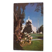 Postcard Oregon State Capitol Rhododendron Flowers Salem Oregon Chrome Unposted - £5.17 GBP