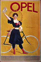 Decoration Bicycle Poster.Victorian Fashion girl.Bar wall Room art Decor.467 - £14.33 GBP+