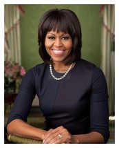 Michelle Obama 49TH First Lady Of The United States 8X10 Photograph Reprint - £6.77 GBP