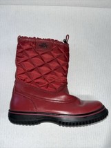 COACH “Samara” Quilted Winter Boots RED WINE Size Women 7 B - £39.56 GBP